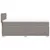 Produktbild 5 för Ramsäng med madrass taupe 100x200 cm tyg