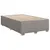 Produktbild 8 för Ramsäng med madrass taupe 120x190 cm tyg