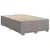 Produktbild 8 för Ramsäng med madrass taupe 120x190 cm tyg