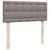 Produktbild 7 för Ramsäng med madrass taupe 120x190 cm tyg
