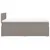 Produktbild 5 för Ramsäng med madrass taupe 120x200 cm tyg