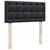 Produktbild 7 för Ramsäng med madrass svart 100x200 cm konstläder