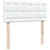 Produktbild 7 för Ramsäng med madrass vit 120x200 cm konstläder