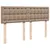 Produktbild 5 för Ramsäng med bäddmadrass cappuccino 140x190 cm konstläder