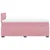Produktbild 9 för Ramsäng med madrass rosa 120x200 cm sammet