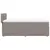 Produktbild 5 för Ramsäng med madrass taupe 80x200 cm tyg