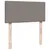 Produktbild 10 för Ramsäng med madrass taupe 90x200 cm tyg