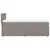 Produktbild 5 för Ramsäng med madrass taupe 100x200 cm tyg