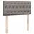 Produktbild 10 för Ramsäng med madrass taupe 100x200 cm tyg