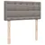 Produktbild 10 för Ramsäng med madrass taupe 100x200 cm tyg