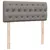Produktbild 10 för Ramsäng med madrass taupe 120x200 cm tyg