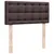 Produktbild 7 för Ramsäng med madrass mörkbrun 90x190 cm tyg