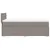 Produktbild 5 för Ramsäng med madrass taupe 90x200 cm tyg