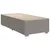 Produktbild 8 för Ramsäng med madrass taupe 90x200 cm tyg