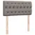 Produktbild 7 för Ramsäng med madrass taupe 100x200 cm tyg