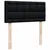 Produktbild 7 för Ramsäng med madrass svart 100x200 cm tyg