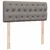 Produktbild 7 för Ramsäng med madrass taupe 120x200 cm tyg