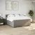 Produktbild 3 för Ramsäng med madrass taupe 180x200 cm tyg