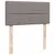 Produktbild 7 för Ramsäng med madrass taupe 90x190 cm tyg