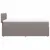 Produktbild 5 för Ramsäng med madrass taupe 90x190 cm tyg