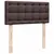 Produktbild 7 för Ramsäng med madrass mörkbrun 90x190 cm tyg