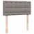 Produktbild 7 för Ramsäng med madrass taupe 90x190 cm tyg