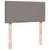 Produktbild 7 för Ramsäng med madrass taupe 90x200 cm tyg