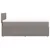 Produktbild 5 för Ramsäng med madrass taupe 90x200 cm tyg