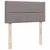 Produktbild 7 för Ramsäng med madrass taupe 90x200 cm tyg