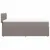 Produktbild 5 för Ramsäng med madrass taupe 90x200 cm tyg