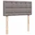 Produktbild 7 för Ramsäng med madrass taupe 100x200 cm tyg