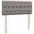 Produktbild 7 för Ramsäng med madrass taupe 120x190 cm tyg