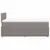 Produktbild 5 för Ramsäng med madrass taupe 120x200 cm tyg