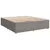 Produktbild 8 för Ramsäng med madrass taupe 180x200 cm tyg