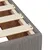 Produktbild 11 för Ramsäng med madrass taupe 180x200 cm tyg