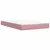 Produktbild 7 för Ramsäng med madrass rosa 120x200 cm sammet