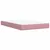Produktbild 7 för Ramsäng med madrass rosa 120x200 cm sammet