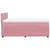 Produktbild 9 för Ramsäng med madrass rosa 160x200 cm sammet