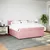 Produktbild 3 för Ramsäng med madrass rosa 180x200 cm sammet
