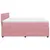 Produktbild 9 för Ramsäng med madrass rosa 180x200 cm sammet