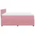 Produktbild 9 för Ramsäng med madrass rosa 200x200 cm sammet
