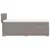 Produktbild 11 för Ramsäng med madrass taupe 80x200 cm tyg