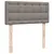 Produktbild 7 för Ramsäng med madrass taupe 90x190 cm tyg