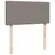 Produktbild 7 för Ramsäng med madrass taupe 90x200 cm tyg