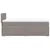 Produktbild 11 för Ramsäng med madrass taupe 90x200 cm tyg