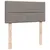 Produktbild 7 för Ramsäng med madrass taupe 90x200 cm tyg