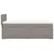 Produktbild 11 för Ramsäng med madrass taupe 100x200 cm tyg