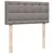 Produktbild 7 för Ramsäng med madrass taupe 100x200 cm tyg