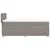 Produktbild 11 för Ramsäng med madrass taupe 100x200 cm tyg