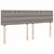 Produktbild 7 för Ramsäng med madrass taupe 200x200 cm tyg